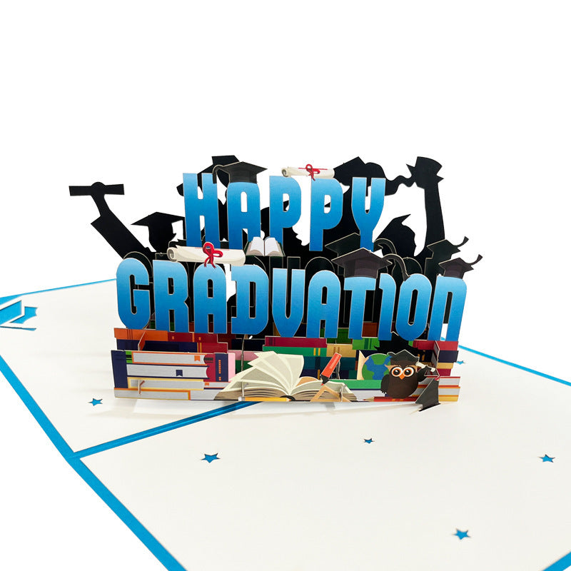 3D Greeting Card (Happy Graduation)