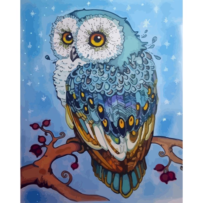 Oil Painting Painting Numbers (Owl Collection)