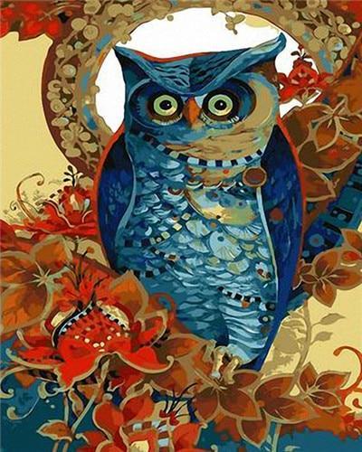 Oil Painting Painting Numbers (Owl Collection)