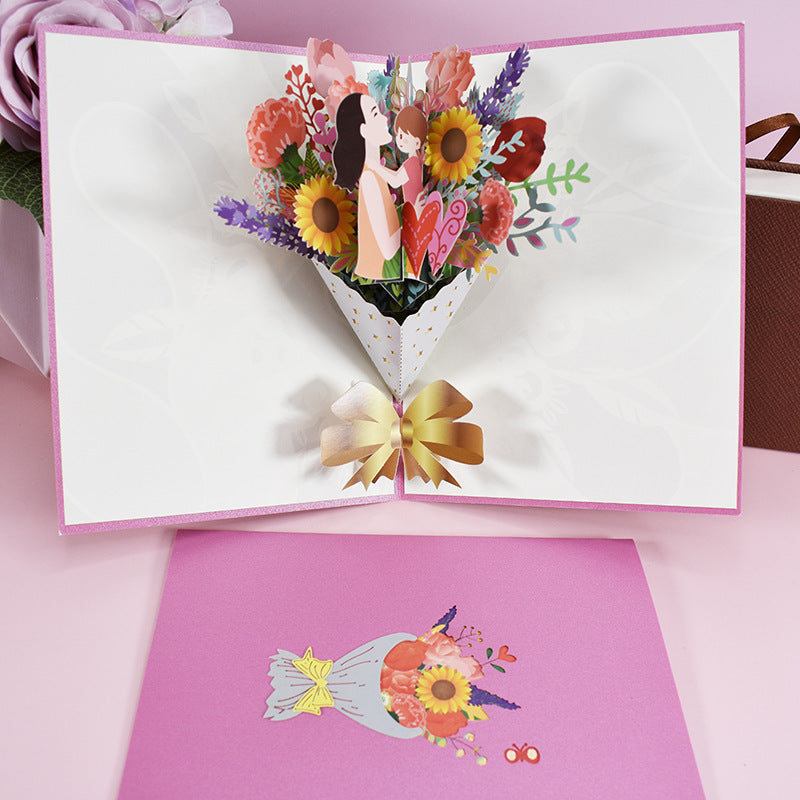 3D Greeting Card (Flowers Collection)