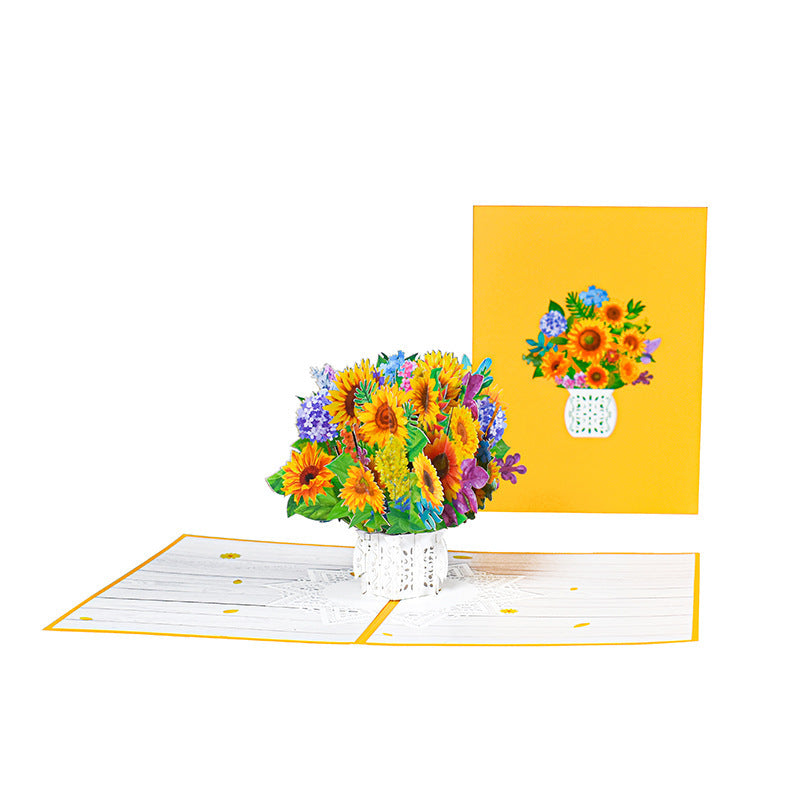 3D Greeting Card (Flowers Collection)