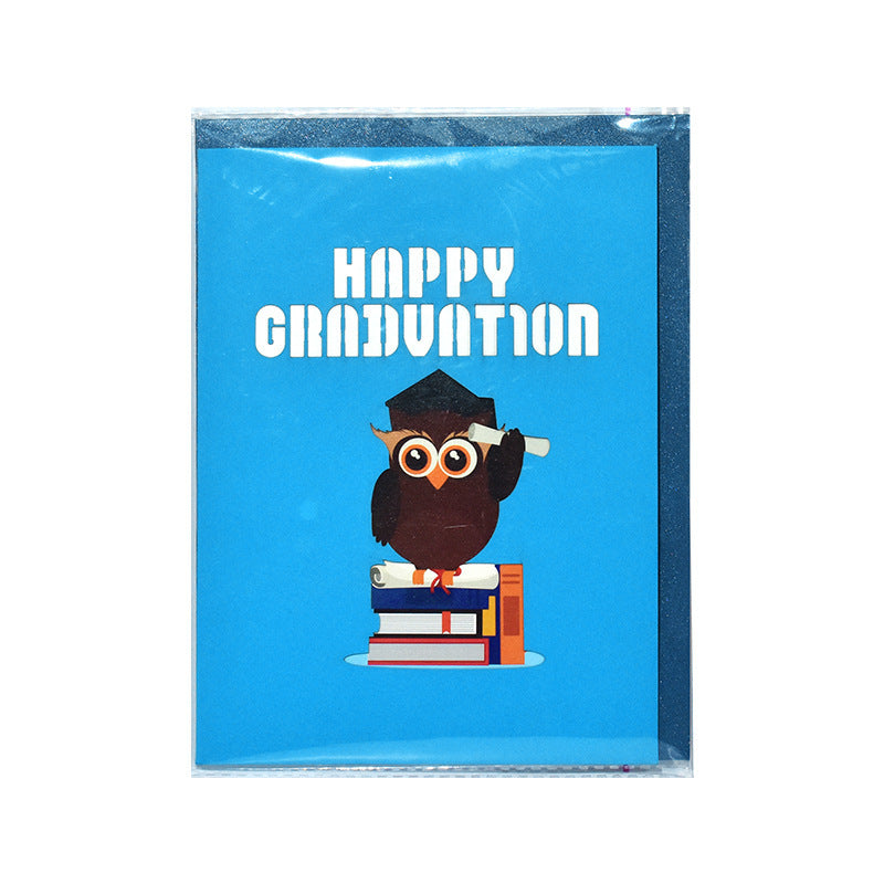 3D Greeting Card (Happy Graduation)