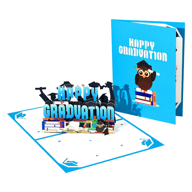 3D Greeting Card (Happy Graduation)