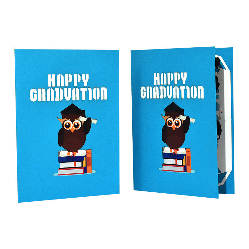 3D Greeting Card (Happy Graduation)