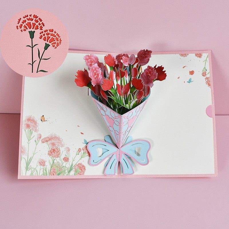 3D Greeting Card (Flowers Collection)