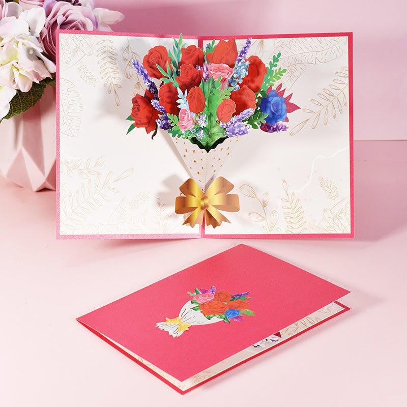 3D Greeting Card (Flowers Collection)