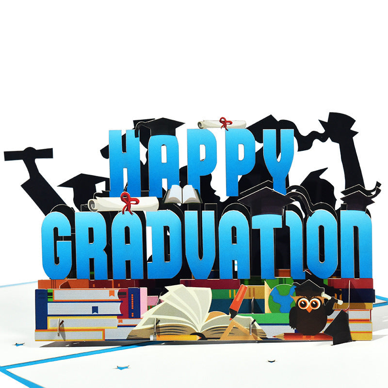 3D Greeting Card (Happy Graduation)