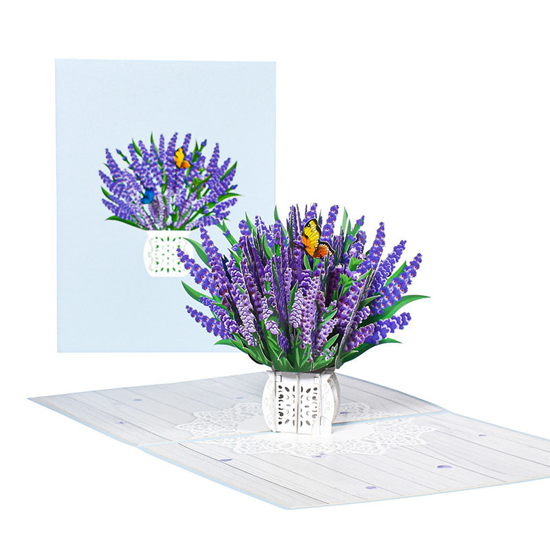 3D Greeting Card (Flowers Collection)