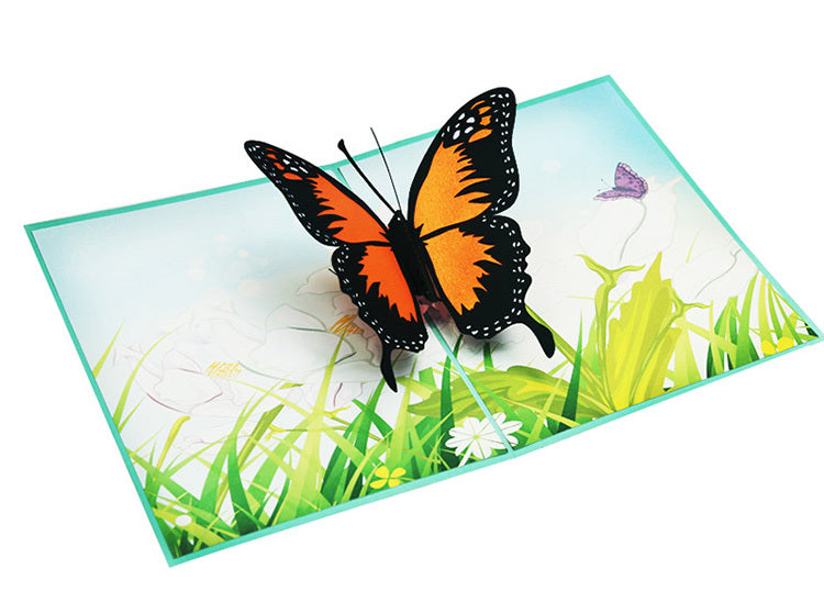 3D Greeting Card (Butterfly)