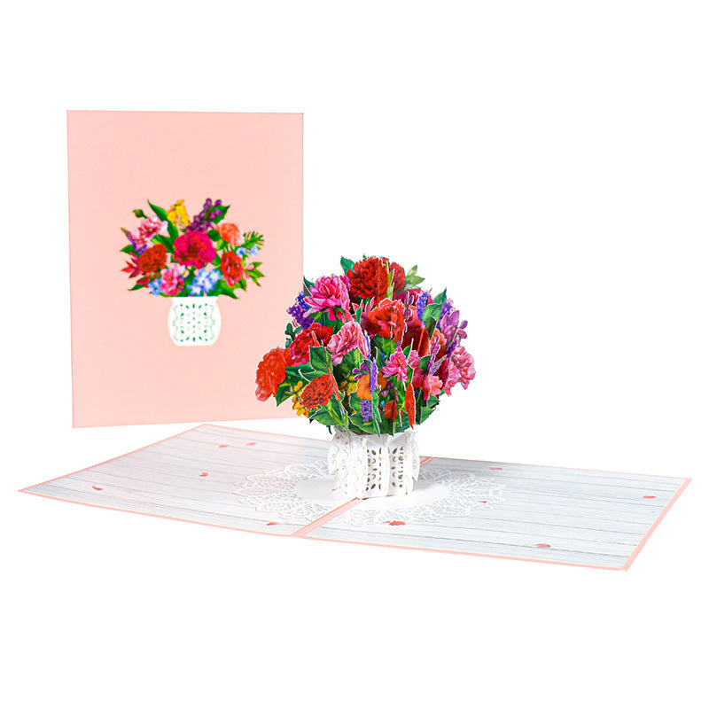 3D Greeting Card (Flowers Collection)