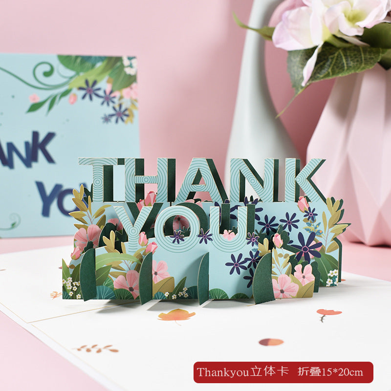 3D Greeting Card (Flowers Collection)